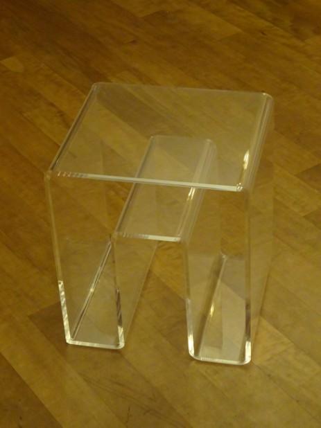acrylglas beistelltisch würfel 40x35x30 acrylglas beistelltisch würfel 40x35x30