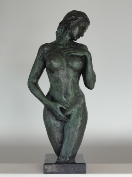 mädchen bronze statue 60cm aktfigur auf marmor mädchen bronze statue 60cm aktfigur auf marmor