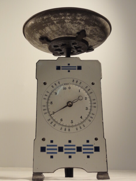 emaille metall küchenwaage jugendstil um 1890 emaille metall küchenwaage jugendstil um 1890