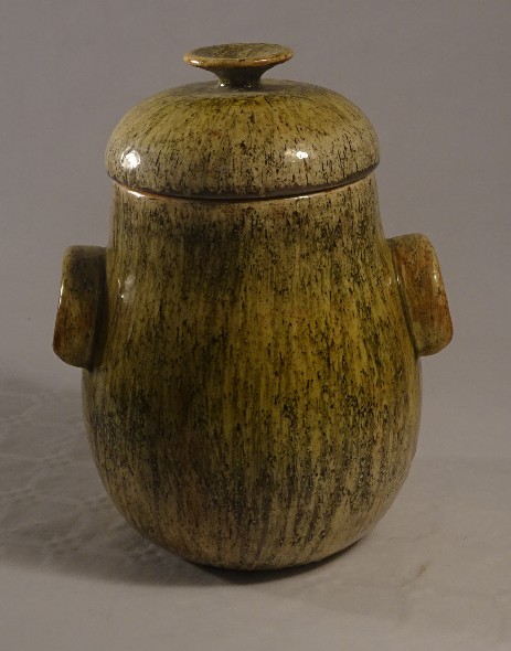 hugo kohler biel keramik topf gelb schwarz rumtopf 1960 swiss ceramics hugo kohler biel keramik topf gelb schwarz rumtopf 1960