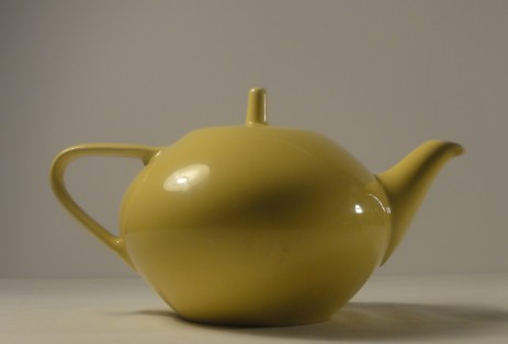 rössler teehafen in gelb um 1960 rossler teapot swiss ceramic midcentury 1960