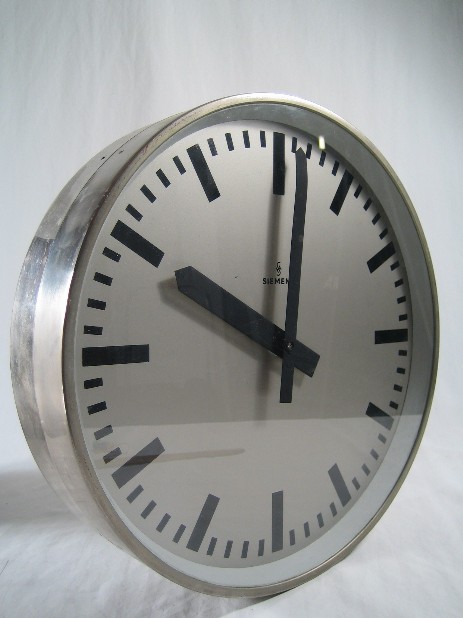 siemens doppeluhr bahnhofsuhr um 1960 siemens doppeluhr bahnhofsuhr um 1960