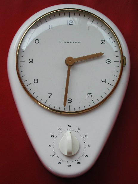 Max Bill Wanduhr Junghans 1951 Keramik