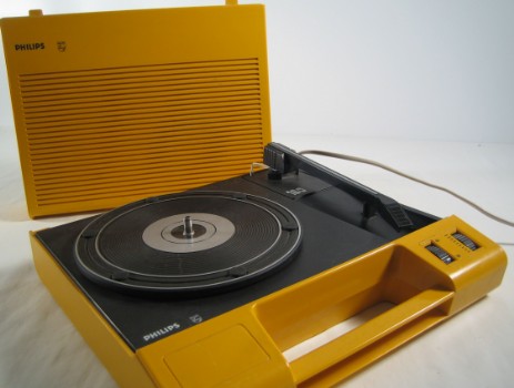 plattenspieler philips 180 33/45 touren gelb orange plattenspieler philips 180 33/45 touren gelb orange