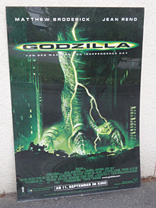 filmplakat godzilla 1998 broderick reno