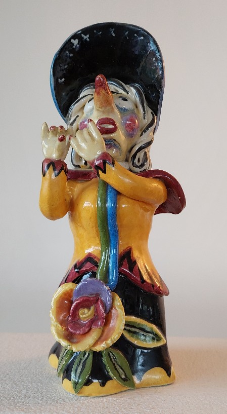 fasnachtsfigur keramik basler fasnacht alte tante fasnachtsfigur keramik basler fasnacht alte tante