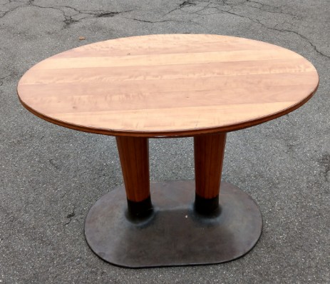 art déco bistrotisch schwer oval 100 x 70 1930 1940 design art déco bistrotisch schwer oval 100 x 70 1930 1940 design