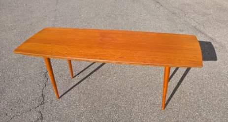 fifties teak sperrholztisch clubtisch 