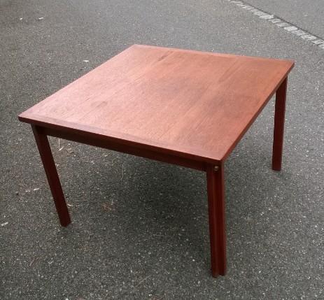 danish design teak club table fredericia 301 fifties sixties