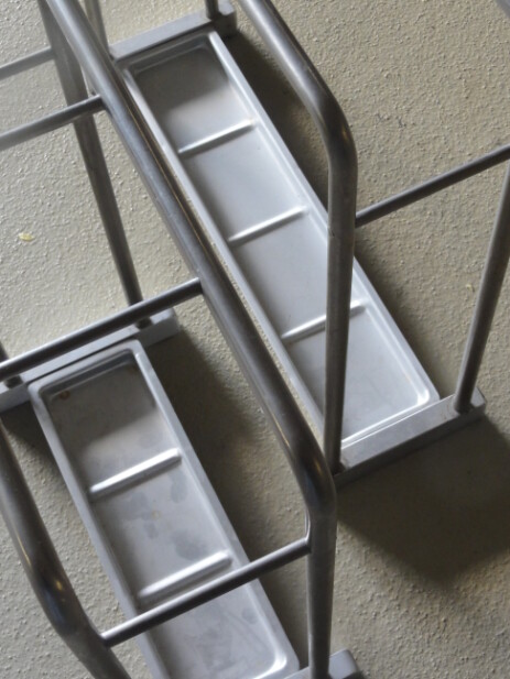 60erjahre alu schirmständer schweiz sixties design swiss umbrella holder