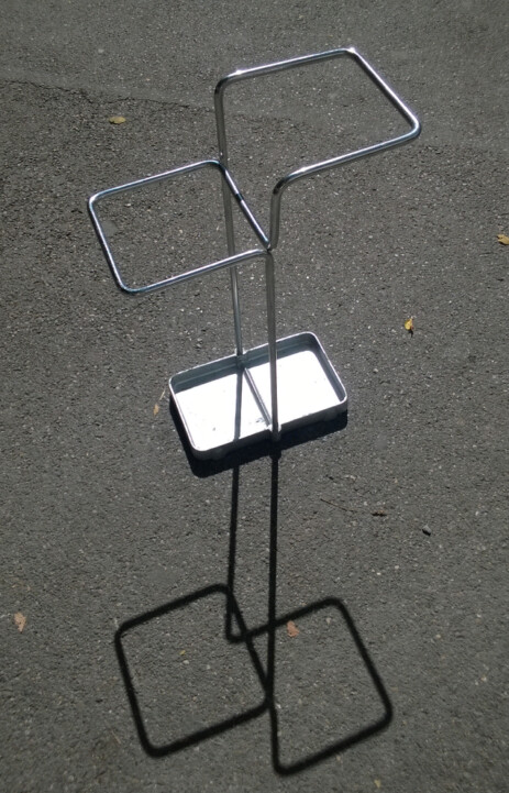 konstruktivistischer sixties schirmständer geometrisch max bill stil umbrella stand constructivism style bill sixties
