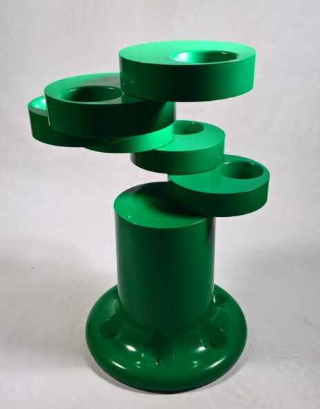 Giancarlo Piretti Castelli Pluvium Schirmständer grün Giancarlo Piretti Castelli Pluvium umbrella stand rare green