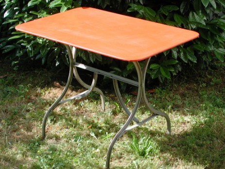 jugendstil gartentisch aus metall um 1900 jugendstil gartentisch aus metall um 1900