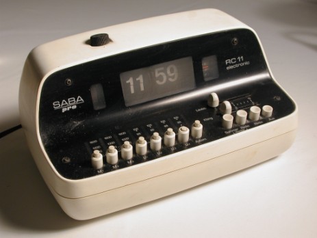 klappzahlen radiowecker saba pro rc 11 electronic klappzahlen radiowecker saba pro rc 11 electronic