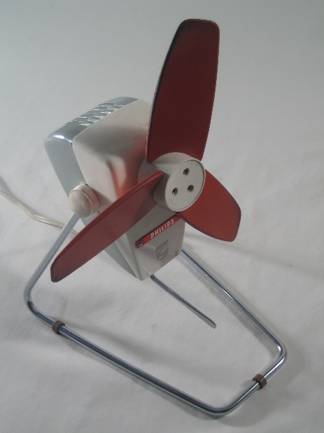 ventilator tischventi philips gummiflügel bakelitgehäuse um 1960